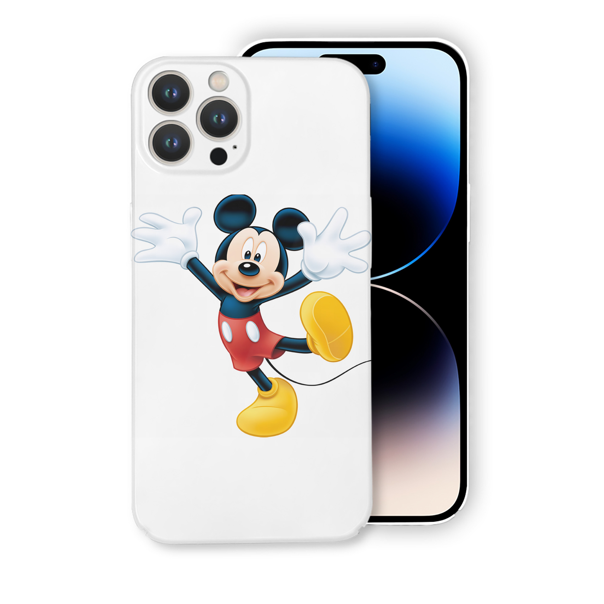 （画像用） ミッキーマウス Mickey Mouse 【iPhone 14シリーズ対応】ハードケース